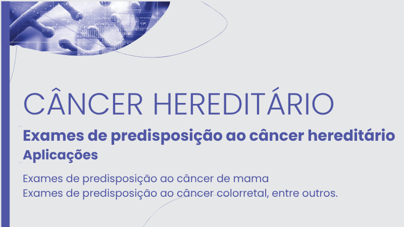 exame para câncer hereditário